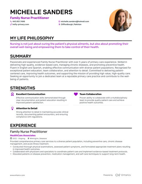 Nurse practitioner resume template - issepanama