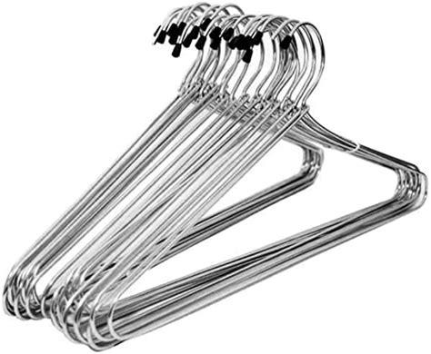 JAGMOOLYA Products eavy Quality Aluminium Cloth Hanger (3) : Amazon.in ...