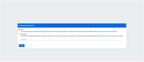 Accessing the Kubernetes Dashboard | Ananta Cloud Technical Documentation
