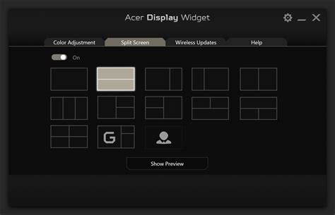 Acer Monitor Control Panel 的图像结果