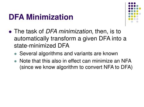 Minimization Algorithm for DFA 的图像结果