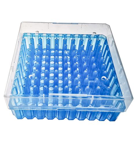 ZHIBANG 100 Positions Cryobox with Lid Fit for 2ml Tubes, Cryo Box for ...