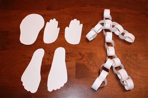 Image result for Skeleton Paper Chain Craft