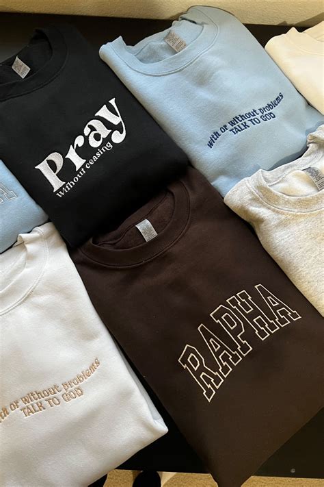 Faith-Based crewnecks | Christian shirts designs, Christian clothing ...