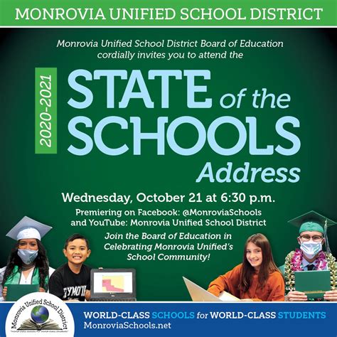 Monrovia Unified School District 2020-21 State of the Schools Address ...
