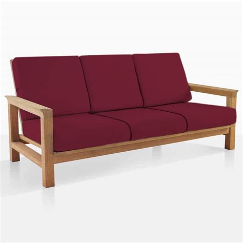 LAZI Maroon [Set of 6] Sofa seat Cover Elastic Stretchable Sofa seat ...