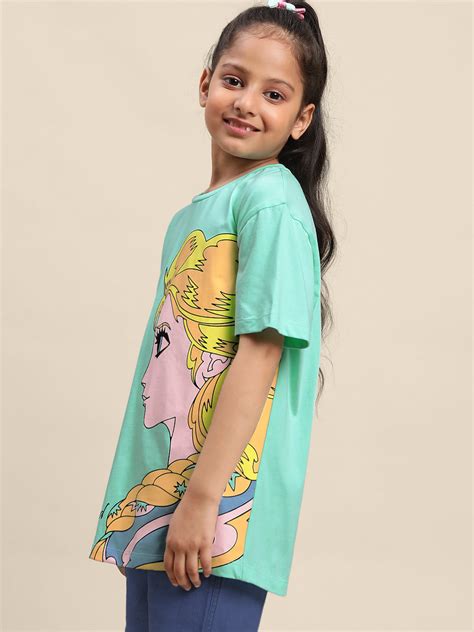 Kids Girls Frozen Oversized Fit T-Shirt – Kidsville