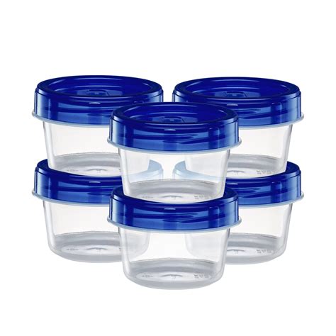 Elegant Disposables Twist Top Containers Small Food Storage Containers ...