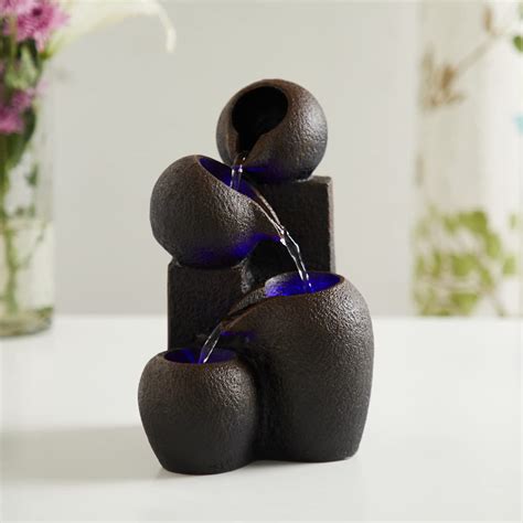 Home Centre Alpine Polyresin Pot-to-Pot Fountain - 18x15x25cm : Amazon ...
