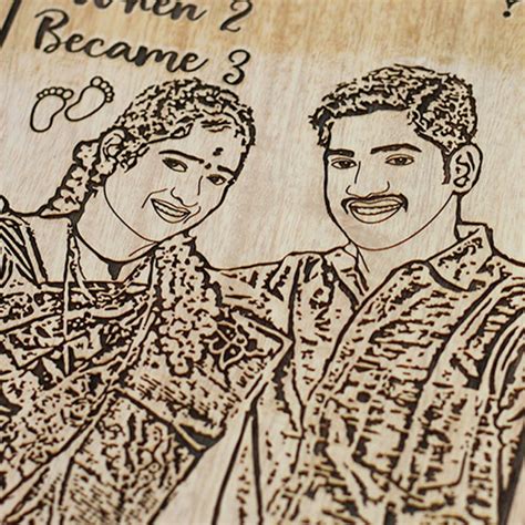 Personalized Carved Wooden Poster & Frame| Gifts for Expecting Parents ...