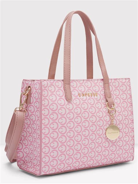Buy Caprese Callie Satchel Medium Dark Pink @ Rs.1749 | Caprese Bags