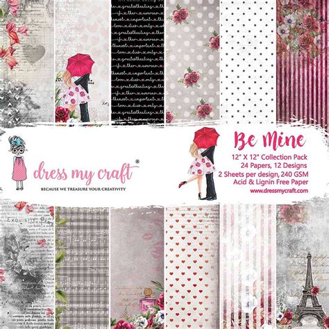 Be Mine - 12x12 Paper Pad – Dress my craft