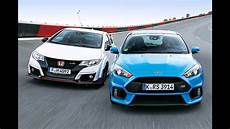 Type R Vs Focus Rs by 2016 Ford Focus Rs Vs Honda Civic Type R Type R Vs Focus Rs