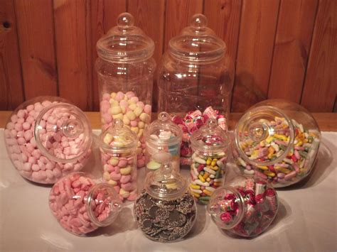 Jars2u - Plastic Party Pack Candy Buffet Sweet Jar Kit -10 Assorted ...