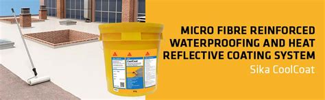 Sika CoolCoat, Flexible, micro fibre reinforced waterproofing and heat ...
