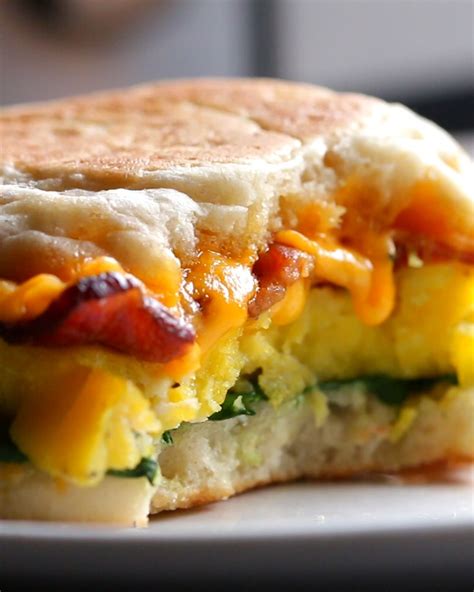 Microwave Prep Breakfast Sandwiches Recipe by Tasty | Recipe ...