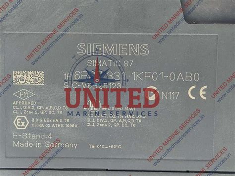 SIEMENS 6ES7 331-1KF01-0AB0 SIMATIC S7 ANALOG INPUT MODULE SM331 AI 8 x ...