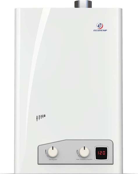 Eccotemp FVI12-LP Liquid Propane Gas Tankless Water Heaters, White