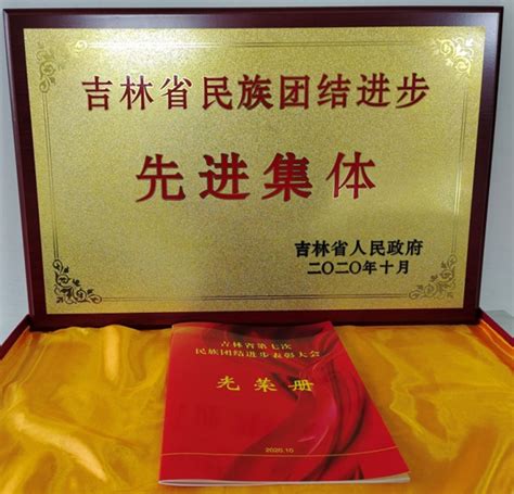 亚泰集团获得“吉林省民族团结进步先进集体”荣誉称号