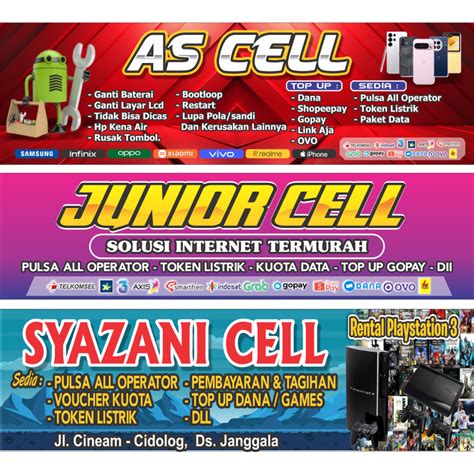 Custom Cellular Credit Counter Banner | Shopee Philippines