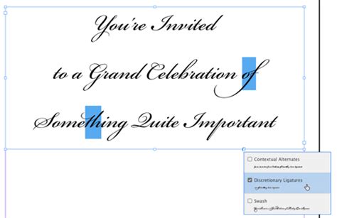 Image result for OpenType Features