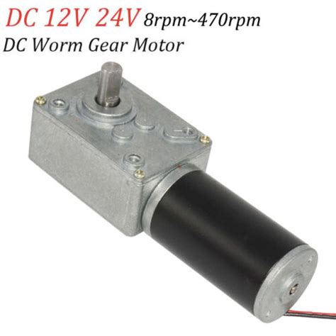 TSINY MOTOR High Torque Worm Gear Motor DC 12V 24V for Electric India ...
