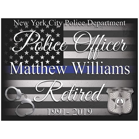 Buy Police Retirement Party Decorations, Cops Photo Backdrop, Cop ...