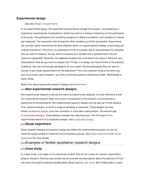 Image result for Experimental Research Design Sample