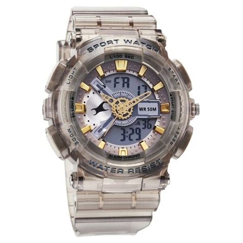 Buy Online Fastrack StreetStyle Digital Dial Translucent Grey PU Strap ...