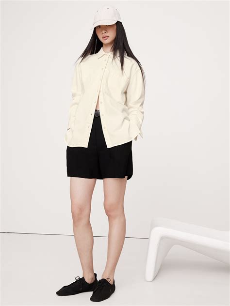 Oversized Denim Shirt Jacket | Banana Republic