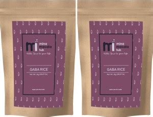 Mina Masala Hub GABA Rice / Germinated Brown Rice Brown Raw Rice ...