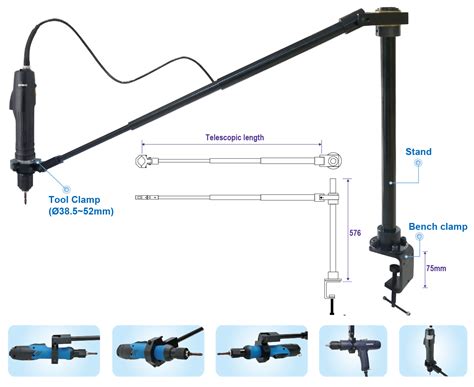 Telescopic Torque Arm, Aluminum Alloy