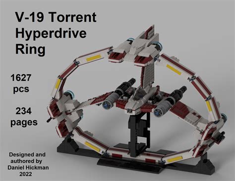 LEGO MOC V-19 Torrent Hyperdrive Ring by wheelsspinnin | Rebrickable ...