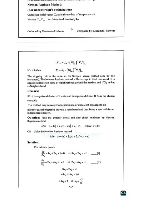 Image result for Newton-Raphson Method Worksheet PDF