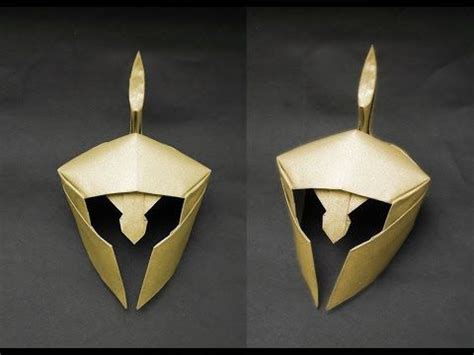 Image result for Origami Helmet Tutorial