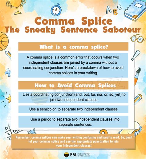 Image result for Comma splice Examples