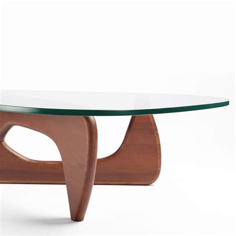 Buy Mid-century Modern Triangle Noguchi Coffee Table Solid Wood Base ...