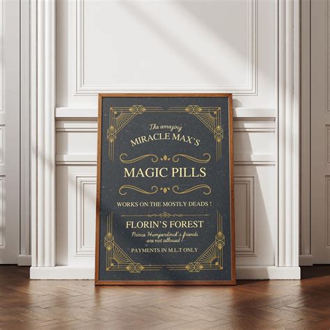 The Princess Bride Poster to Print, Miracle Max Poster, Princess Bride ...