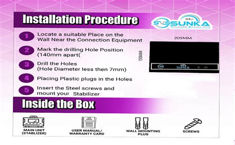 Sunka Voltage Stabilizer(100% Copper Winding),Stabilizer for TV 32 to ...