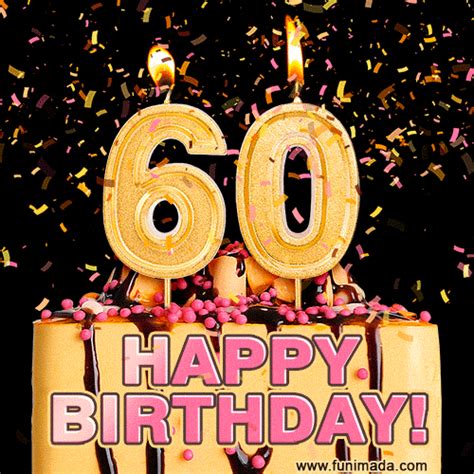 Happy 60th Birthday Animated GIFs - Download on Funimada.com