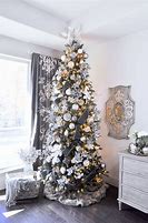 Image result for Christmas Tree Outside at Night