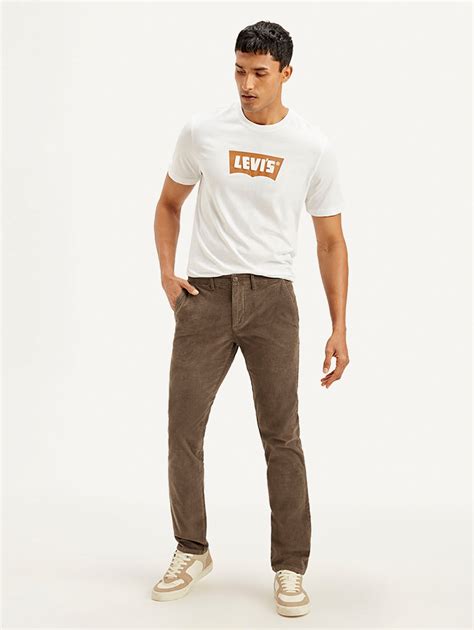 Men's Brown Slim Fit Chinos – Levis India Store