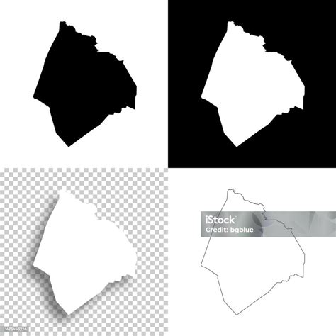 Edgecombe County North Carolina Maps For Design Blank White And Black ...