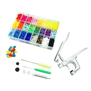 MYADDICTION Box of 360 Sets T5 Snap Poppers Press Stud Buttons Fastener ...