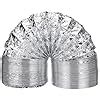 ClickNest 6 Inch Flexible Exhaust Duct Pipe – PVC Aluminum Air Vent for ...