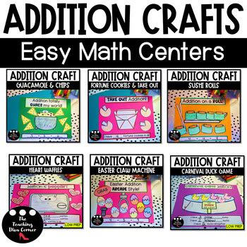 Image result for Math Crafts Addition