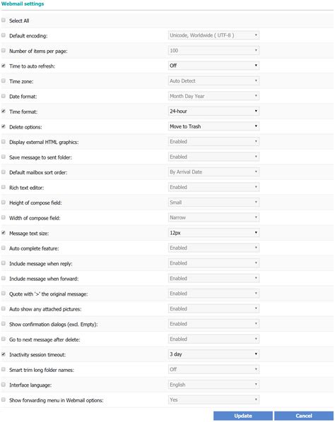 Webmail Settings 的图像结果