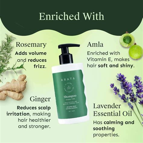 Buy Arata Natural Hydrating Shampoo - 300 ml Online at Best Price in ...