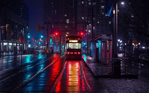 Rain Night City 的图像结果