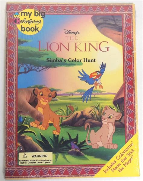 Disney's the Lion King: Simba's Color Hunt (My Big Colorforms Book ...
